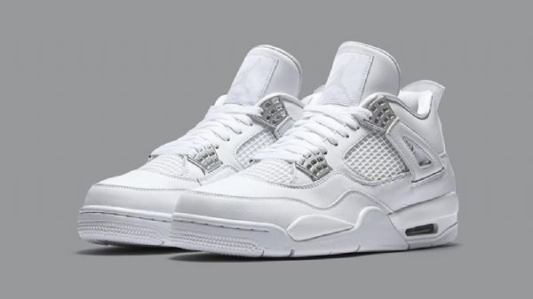 Nike Air Jordan 4 Pure Money Sko Herre Hvite