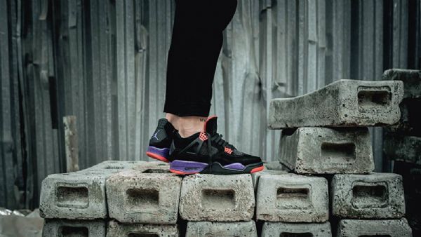 Nike Air Jordan 4 Raptors Sko Herre Svarte