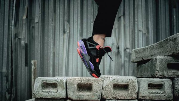 Nike Air Jordan 4 Raptors Sko Herre Svarte
