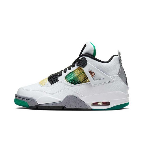 Nike Air Jordan 4 Rasta Sko Dame Hvite