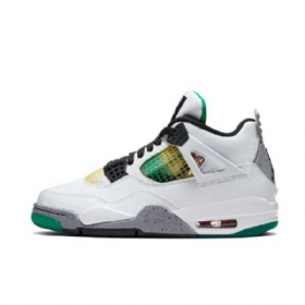 Nike Air Jordan 4 Rasta Sko Dame Hvite