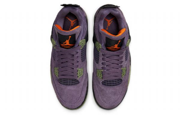 Nike Air Jordan 4 Retro Basketball Shoes Dame Lilla