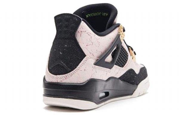 Nike Air Jordan 4 Retro Basketball Shoes Dame Svarte