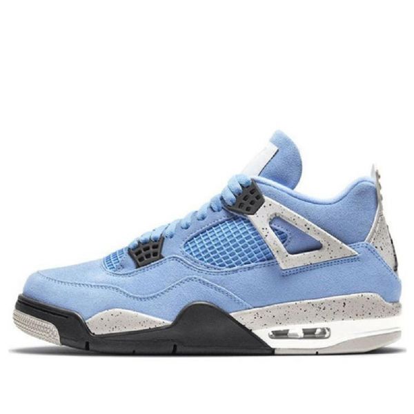 Nike Air Jordan 4 Retro Basketball Shoes Herre Blå