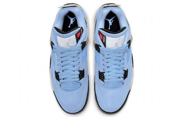 Nike Air Jordan 4 Retro Basketball Shoes Herre Blå