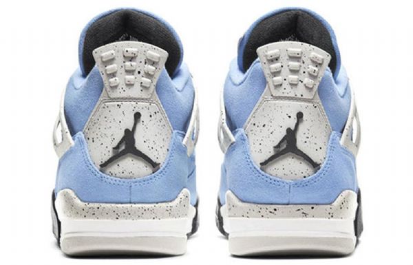 Nike Air Jordan 4 Retro Basketball Shoes Herre Blå