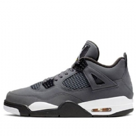 Nike Air Jordan 4 Retro Basketball Shoes Herre Grå
