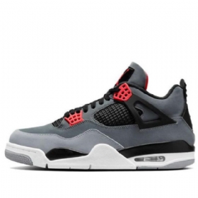 Nike Air Jordan 4 Retro Basketball Shoes Herre Grå