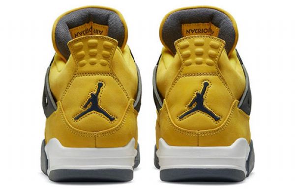 Nike Air Jordan 4 Retro Basketball Shoes Herre Gul