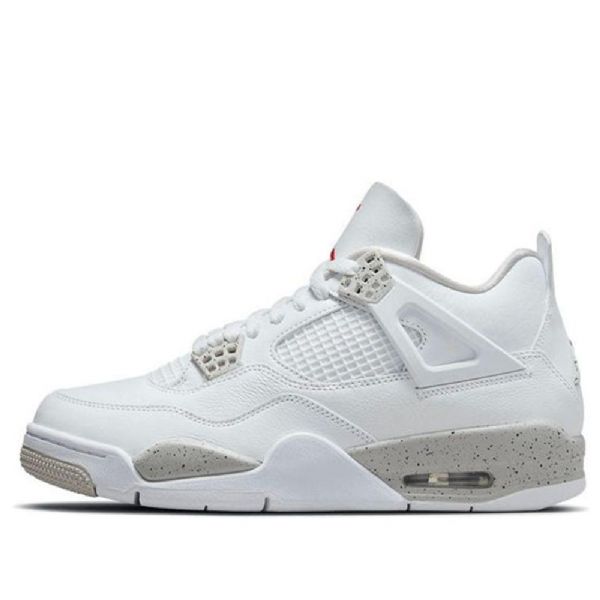Nike Air Jordan 4 Retro Basketball Shoes Herre Hvite