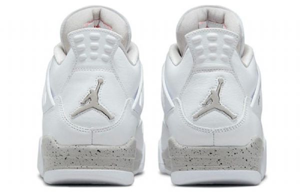 Nike Air Jordan 4 Retro Basketball Shoes Herre Hvite
