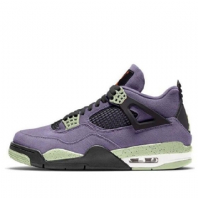 Nike Air Jordan 4 Retro Basketball Shoes Herre Lilla