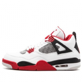 Nike Air Jordan 4 Retro Basketball Shoes Herre Rød