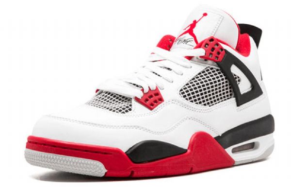 Nike Air Jordan 4 Retro Basketball Shoes Herre Rød