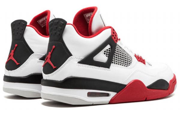 Nike Air Jordan 4 Retro Basketball Shoes Herre Rød