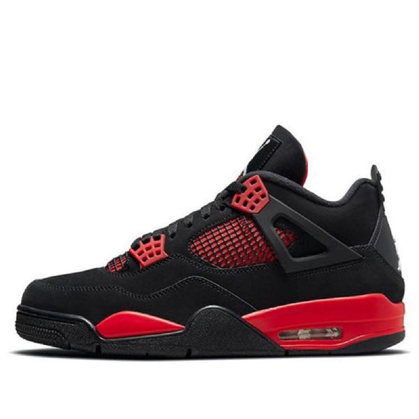 Nike Air Jordan 4 Retro Basketball Shoes Herre Rød
