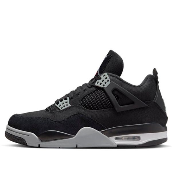 Nike Air Jordan 4 Retro Basketball Shoes Herre Svarte