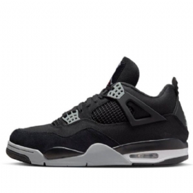 Nike Air Jordan 4 Retro Basketball Shoes Herre Svarte