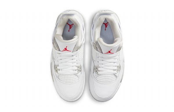 Nike Air Jordan 4 Retro Gs Basketball Shoes Herre Hvite