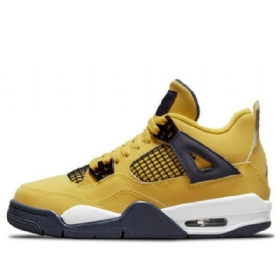 Nike Air Jordan 4 Retro Gs Basketsko Herre Gul