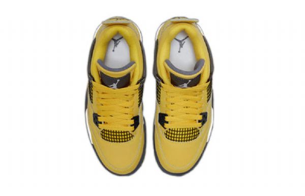Nike Air Jordan 4 Retro Gs Basketsko Herre Gul