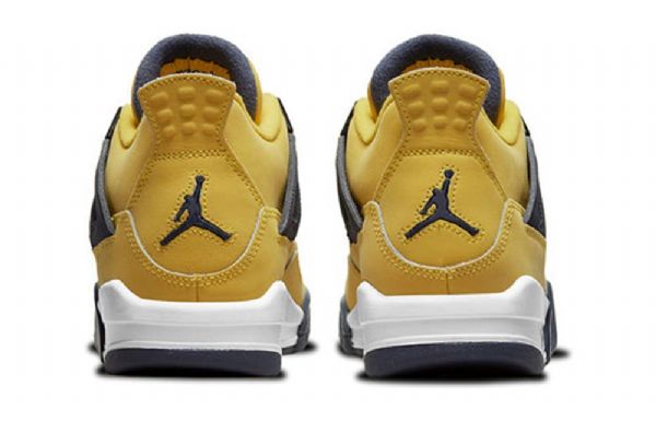 Nike Air Jordan 4 Retro Gs Basketsko Herre Gul