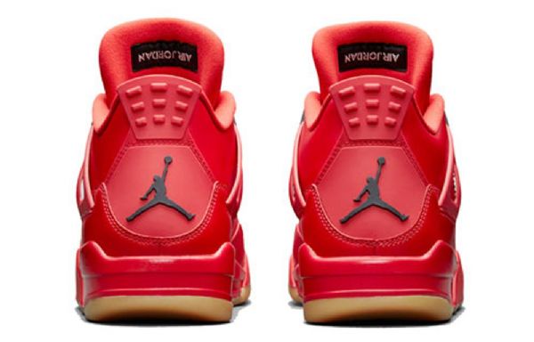 Nike Air Jordan 4 Retro Joggesko Dame Rød
