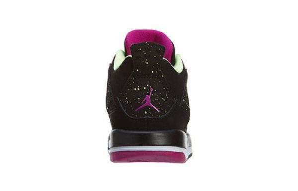 Nike Air Jordan 4 Retro Ls Td Sko Barn Svarte