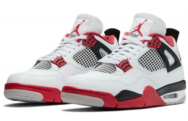 Nike Air Jordan 4 Retro Og Basketball Shoes Herre Rød