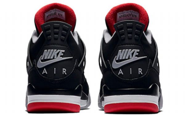 Nike Air Jordan 4 Retro Og Basketball Shoes Herre Svarte Rød