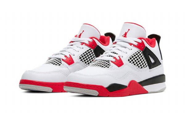 Nike Air Jordan 4 Retro Og Ps Basketball Shoes Herre Rød