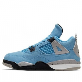 Nike Air Jordan 4 Retro Ps Basketball Shoes Herre Blå