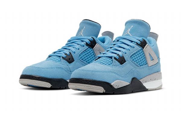 Nike Air Jordan 4 Retro Ps Basketball Shoes Herre Blå