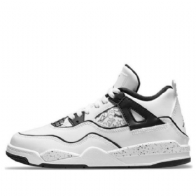 Nike Air Jordan 4 Retro Ps Basketball Shoes Herre Hvite