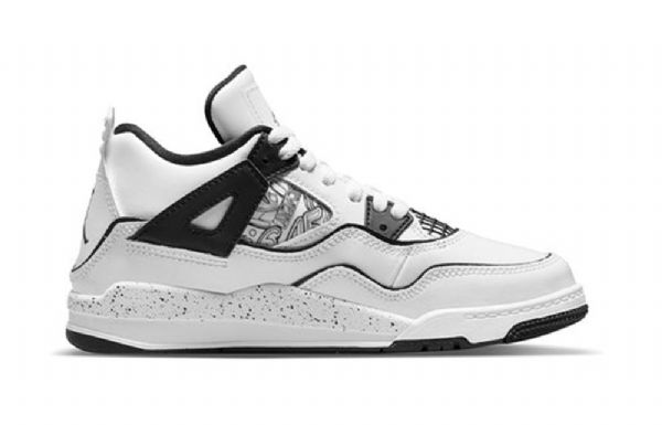 Nike Air Jordan 4 Retro Ps Basketball Shoes Herre Hvite