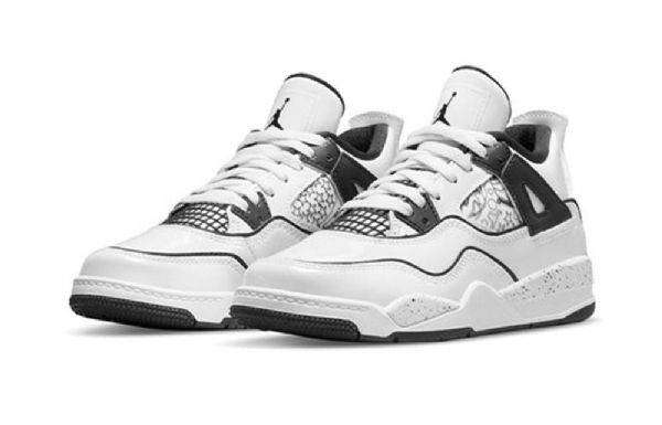 Nike Air Jordan 4 Retro Ps Basketball Shoes Herre Hvite