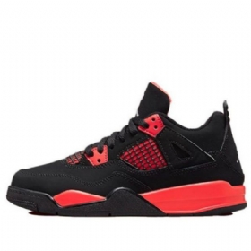 Nike Air Jordan 4 Retro Ps Basketball Shoes Herre Rød