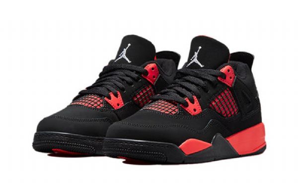 Nike Air Jordan 4 Retro Ps Basketball Shoes Herre Rød
