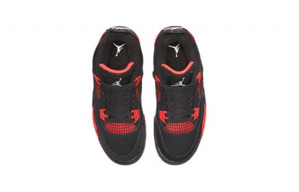 Nike Air Jordan 4 Retro Ps Basketball Shoes Herre Rød