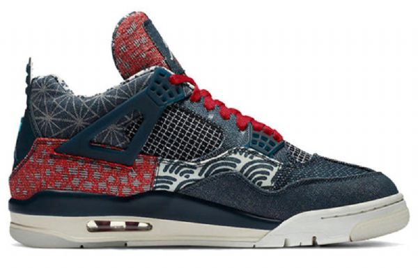 Nike Air Jordan 4 Retro Se Basketball Shoes Herre Marineblå