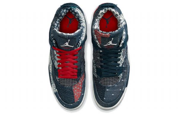 Nike Air Jordan 4 Retro Se Basketball Shoes Herre Marineblå