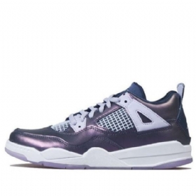 Nike Air Jordan 4 Retro Se Ps Basketball Shoes Barn Blå