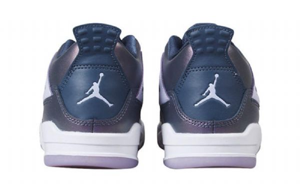 Nike Air Jordan 4 Retro Se Ps Basketball Shoes Barn Blå