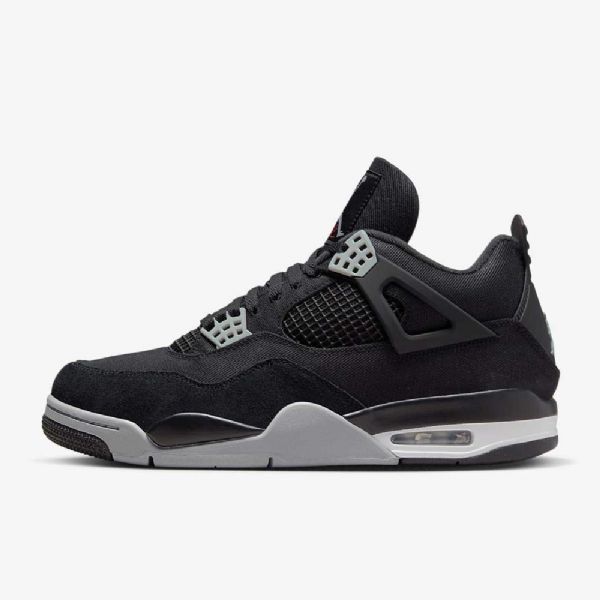 Nike Air Jordan 4 Retro Se Sko Herre Svarte Hvite Rød Lyse Grå