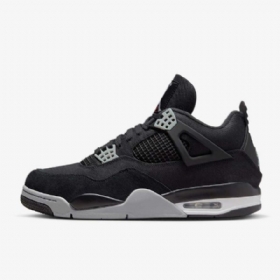 Nike Air Jordan 4 Retro Se Sko Herre Svarte Hvite Rød Lyse Grå