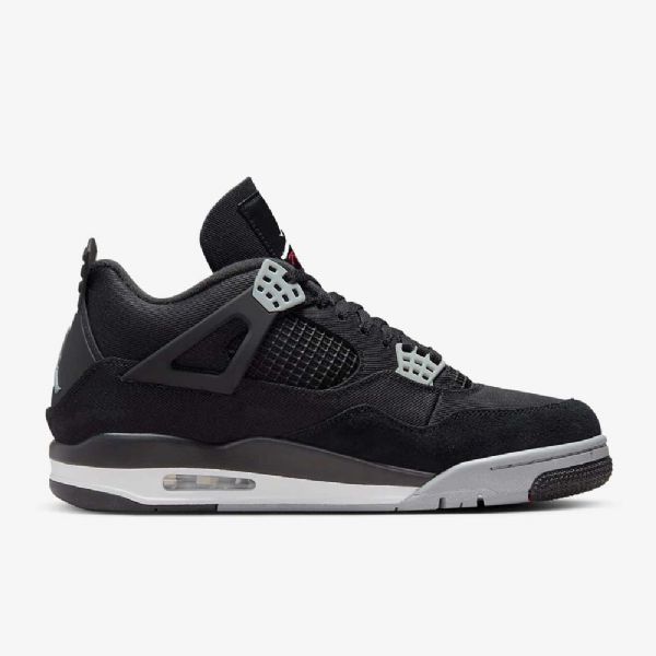Nike Air Jordan 4 Retro Se Sko Herre Svarte Hvite Rød Lyse Grå