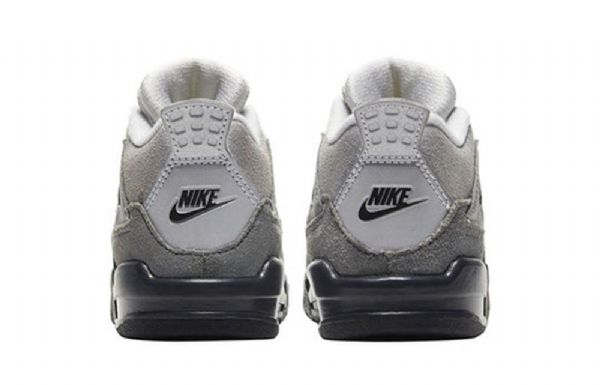 Nike Air Jordan 4 Retro Se Td Basketball Shoes Barn Grå