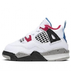 Nike Air Jordan 4 Retro Se Td Sko Barn Hvite