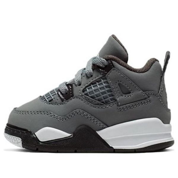 Nike Air Jordan 4 Retro Td Basketball Shoes Herre Grå