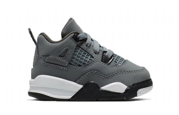 Nike Air Jordan 4 Retro Td Basketball Shoes Herre Grå
